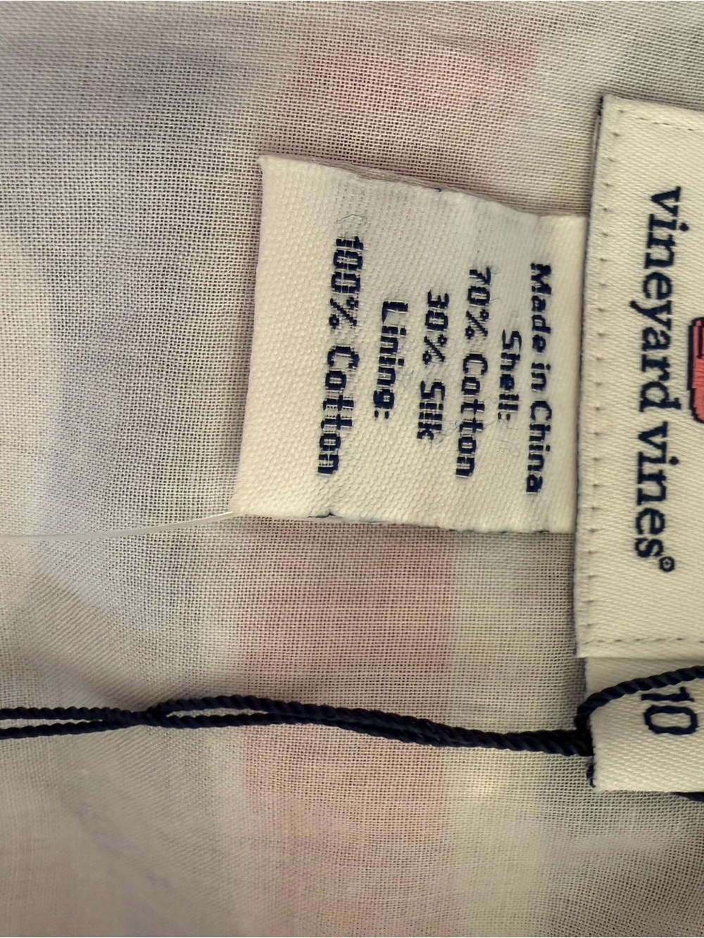 NWT Girls Vineyard Vines Dress size 10 - Picture 3 of 3